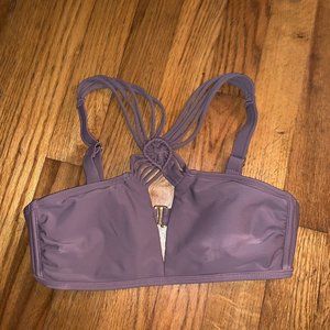 Purple/Grey Bikini Top